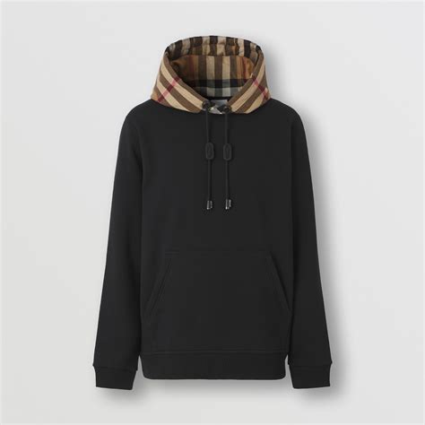 burberry check hoodie mens|Burberry hoodie for men price.